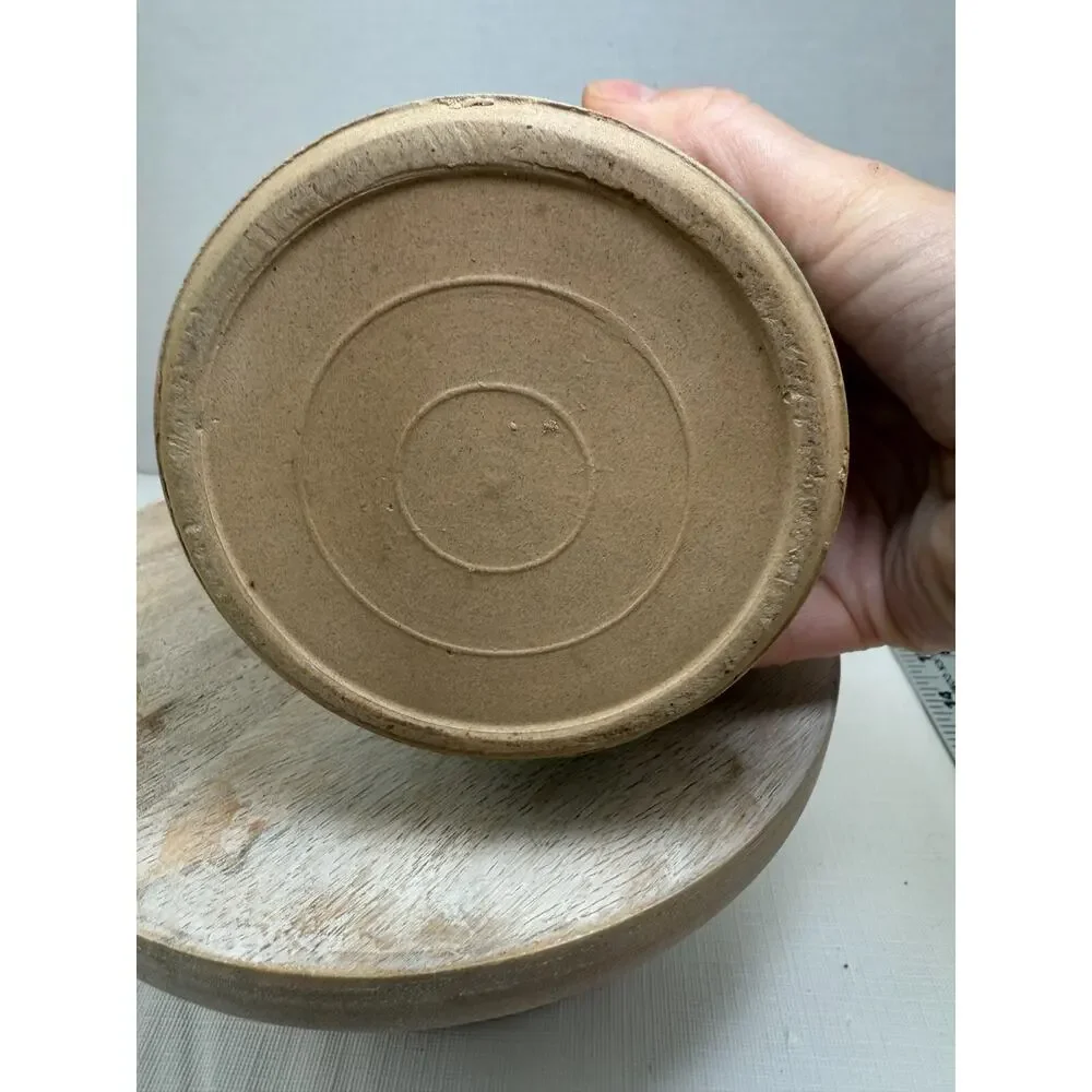 Stoneware Butter Cheese Crock The Great Seal the United States America VTG *READ